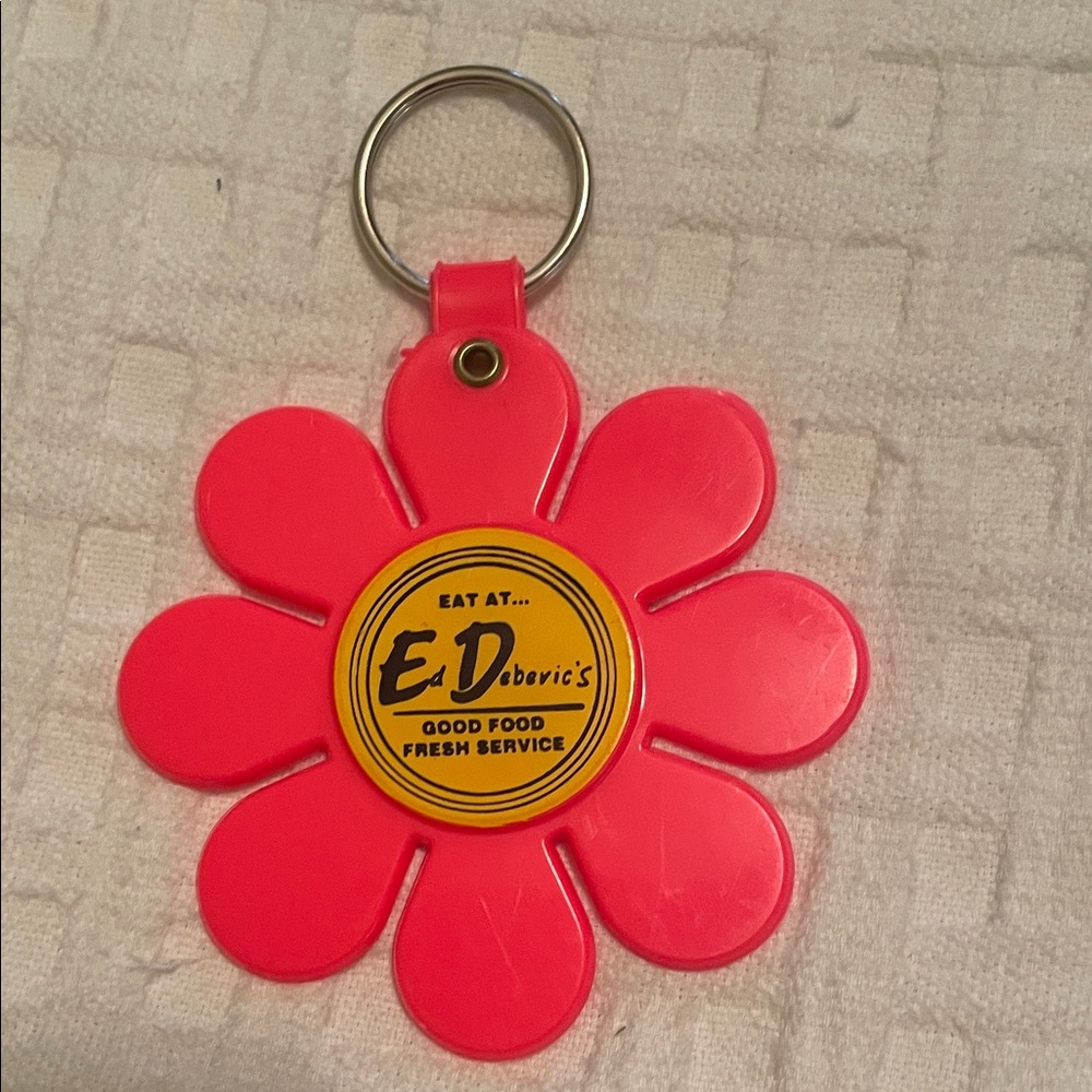 ED DEBEVICS RETRO FLOWER KEY HOLDER NEW!